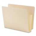 File Folders | Smead 75160 5.25 in. Expansion Letter Size End Tab TUFF Pockets - Manila (10/Box) image number 0