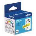 Labels | Brother P-Touch BTAG631 0.47 in. x 13.1 ft. Genuine P-Touch BTAG Label Tapes - Black on Yellow image number 1