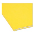 File Folders | Smead 17943 0.75 in. Expansion Assorted 1/3-Cut Tabs Legal Size Colored File Folders - Yellow (100/Box) image number 4