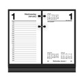 Back to School Sale | AT-A-GLANCE E17-00 2 Rings 3.5 in. x 6 in. #17 Desk Calendar Base for Loose-Leaf Refill - Black image number 5