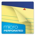 Notebooks & Pads | Ampad 20-220 8.5 in. x 11.75 in. Wide/Legal Ruled Perforated Writing Pads - Canary Yellow (1-Dozen) image number 3