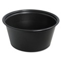  | Dart 325PCBLK 3.25 oz. Conex Complements Portion/Medicine Cups - Black (2500/Carton) image number 2