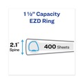 Binders | Avery 01319 1.5 in. Capacity Heavy-Duty View Binder with DuraHinge and 3 One Touch EZD Rings - White image number 1