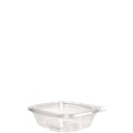 Just Launched | Dart CH8DEF ClearPac SafeSeal 8 oz. Flat Lid Plastic Tamper-Resistant/Evident Containers - Clear (200/Carton) image number 3