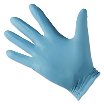 DISPOSABLE GLOVES | KleenGuard 417-57373 G10 Blue Nitrile Gloves, Powder-Free 100/box, 10 Boxes/carton - Large