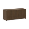 Office Desks & Workstations | Alera ALEVA256624WA Valencia Series 65 in. x 23.63 in. x 29.5 in. Credenza Shell - Modern Walnut image number 3