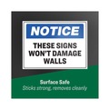 Labels | Avery 61513 Surface Safe 8 in. x 8 in. Inkjet/Laser Printers Removable Label Safety Signs - White (15/Pack) image number 6