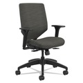 Office Chairs | HON SVU1ACLC10TK Solve Series 300 lbs. Capacity 17 in. to 22 in. Seat Height Upholstered Back Task Chair - Ink/Black image number 0
