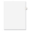 Back to School Sale | Avery 01406 11 in. x 8.5 in. 26-Tab F Avery Style Preprinted Legal Exhibit Side Tab Index Dividers - White (25/Pack) image number 0