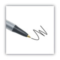 Pens | BIC CSEM11-BK Ecolutions Clic Stic Medium 1 mm Retractable Ballpoint Pen - Black Ink/Translucent Frost/Black Barrel (1-Dozen) image number 4