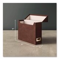 File Folders | Smead 70234 Flip Top File Box Letter Files 13 x 3.7 x 10 Saddle image number 1