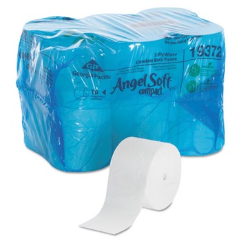 Georgia Pacific Professional 19372 Coreless 2 Ply Bath Tissue - White (18/Carton)