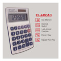 Calculators | Sharp EL240SAB 8-Digit LCD Handheld Business Calculator image number 1