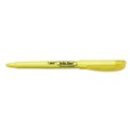 Just Launched | BIC BL11 YEL Brite Liner Chisel Tip Highlighter - Fluorescent Yellow Ink/Yellow/Black Barrel (1-Dozen) image number 2