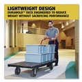Mailroom Equipment | Rubbermaid Commercial FG443600BLA 24 in. x 48 in. 2000 lbs. Capacity Heavy-Duty Platform Truck Cart - Black image number 7