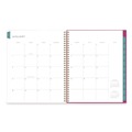 Notebooks & Pads | Blue Sky 140945 11 in. x 8.5 in. 12-Month (Jan to Dec): 2026 Kelly Ventura Magenta Bloom Weekly/Monthly Planner - Floral Artwork, Multicolor Cover image number 2