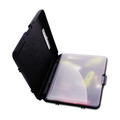 Clipboards | Saunders 00552 0.5 in. Clip Capacity WorkMate II Storage Clipboard, Holds 8.5 x 11 Sheets - Black/Charcoal image number 1