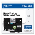 Labels | Brother P-Touch TZE261 1.4 in. x 26.2 ft. TZe Standard Adhesive Laminated Labeling Tape - Black on White image number 5