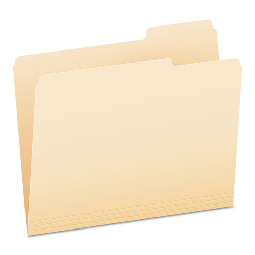 File Folders | Pendaflex 752 1/3-3 0.75 in. Expansion Letter Size Manila File Folders - Manila (100/Box) image number 0