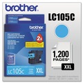 Ink & Toner | Brother LC105C Innobella 1,200 Page-Yield Super High-Yield Ink - Cyan image number 1