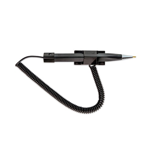 Pens | CONTROLTEK 555567 Wedgy Secure Fine 0.5 millimeter Antimicrobial Ballpoint Counter Pen - Black image number 0