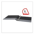 Binders | Universal UNV20741PK 11 x 8.5 1 in. Capacity Slant D-Ring View Binder, 3 Rings - Black (12/Carton) image number 11