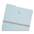 File Folders | Smead 22530 1/3-Cut Tabs Assorted Legal Size 1 in. Expansion Recycled Heavy Pressboard Folders - Blue (25/Box) image number 1