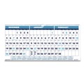 Bulletin Boards | House of Doolittle 3648 14-Month: Dec 2025 to Jan 2027 23.5 in. x 12 in. Horizontal Orientation Recycled Three-Month Format Wall Calendar - White Sheets image number 0