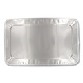 Food Trays, Containers, and Lids | Handi-Foil HFA 205000 12.88 in. x 20.81 in. 40 Gauge Steam Pan Foil Lids for Full-Size Pan (50/Carton) image number 1