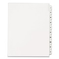 Dividers & Tabs | Avery 82319 10-Tab I to X 11 in. x 8.5 in. Allstate Style Preprinted Legal Exhibit Side Tab Index Dividers - White (1-Set) image number 1