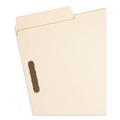 File Folders | Smead 19545 SuperTab 0.75 in. Expansion Reinforced Guide Height Fastener Folders - Manila/Legal Size (50/Box) image number 2