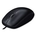Office Electronics & Batteries | Logitech 910-001601 USB 2.0 Left/Right Hand Use M100 Corded Optical Mouse - Black image number 3