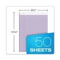 Notebooks & Pads | TOPS 63140 50-Sheet 8.5 in. x 11.75 in. Wide/Legal Rule Prism plus Colored Writing Pads - Pastel Orchid (12/Pack) image number 2