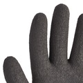 Cleaning Gloves | Ansell KCC 97274 270 mm Length G40 Poly/Cotton Latex Coated Gloves - X-Large, Gray/Black (12 Pairs/Pack) image number 2
