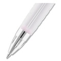 Pens | uni-ball 2003896 Medium 0.7 mm Retractable 207 Office Pack Gel Pen - Black Ink Pink/Translucent White Barrel (36/Pack) image number 7