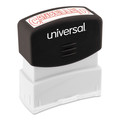 Stamps & Stamp Supplies | Universal UNV10045 Pre-Inked One-Color CANCELLED Message Stamp - Red image number 0