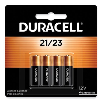 HOUSEHOLD BATTERIES | Duracell MN21B4PK 12V 21/23 Specialty Alkaline Batteries (4/Pack)