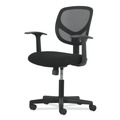 Office Chairs | Basyx HVST102 17 in. - 22 in. Seat Height 1-Oh-Two Mid-Back Task Chair Supports Up to 250 lbs. - Black image number 5