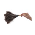 Labor Day Sale | Boardwalk BWK12GY 4 in. Handle Professional Ostrich Feather Duster image number 2