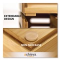 Back to School Sale | Officemate 71002 Bamboo Large File Sorter 9 Sections A6/A7/A8/A9/Legal/Letter/Tabloid Size Files 14.09 x 10.04 x 3.82 Brown image number 3