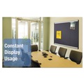 Bulletin Boards | Quartet MB543A Prestige Plus 36 x 24 Magnetic Fabric Bulletin Boards - Gray Surface/Silver Aluminum Frame image number 5