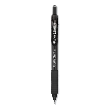 Paper Mate 2095473 Profile Medium 0.7 mm Retractable Gel Pen - Black (36/Pack)