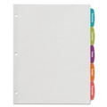 Dividers & Tabs | Avery 14434 11 x 8.5 Big Tab Printable Label 5-Tab Dividers - White (20/Pack) image number 2