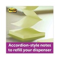 Notebooks & Pads | Post-it Greener Notes R330RP-12YW 3 in. x 3 in. Original Recycled Pop-up Notes - Canary Yellow (12/Pack) image number 2