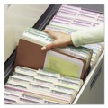 File Jackets & Sleeves | Smead 73390 5.25 in. Expansion Redrope Tuff Pocket Drop-Front File Pockets with Fully Lined Gussets - Letter , Redrope (10/Box) image number 4