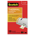 Labels | Scotch TP5851-100 3.75 in. x 2.38 in. 5 mil Laminating Pouches - Gloss Clear (100/Pack) image number 0