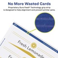 Just Launched | Avery 05305 8.5 in. x 2.5 in. Medium Embossed Tent Cards - White (2 Cards/Sheet, 50 Sheets/Box) image number 4