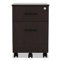 Office Carts & Stands | Alera ALEVABFMY Valencia Series 15.88 in. x 19.13 in. x 22.88 in. Mobile Box Mobile Pedestal Box File Cabinet - Mahogany image number 1