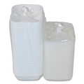 Food Service | Pactiv Corp. NC8168 Newspring VERSAtainer 5 x 7.25 x 2 16 oz Rectangular Plastic Microwavable Containers - White/Clear (150/Carton) image number 2