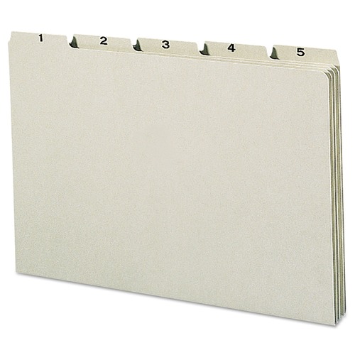 Just Launched | Smead 52369 Recycled Daily 8.5 in. x 14 in. 1/5-Cut Top Tab File 1 to 31 Guide Set - Green (31/Set) image number 0